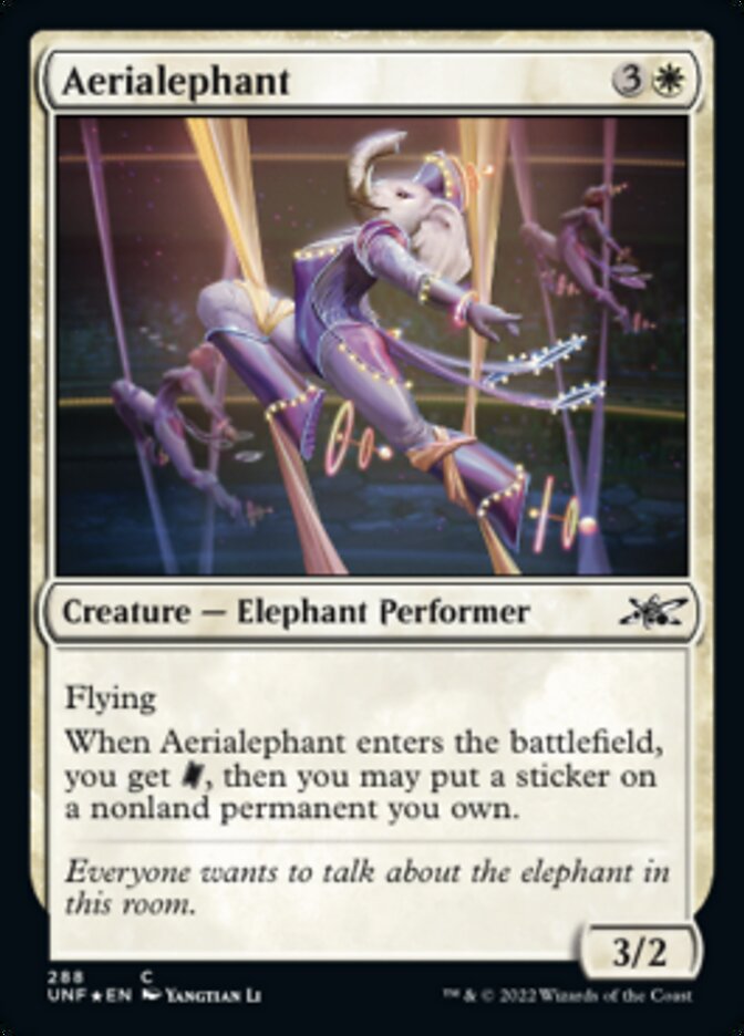 Aerialephant (Galaxy Foil) [Unfinity] | Play N Trade Winnipeg