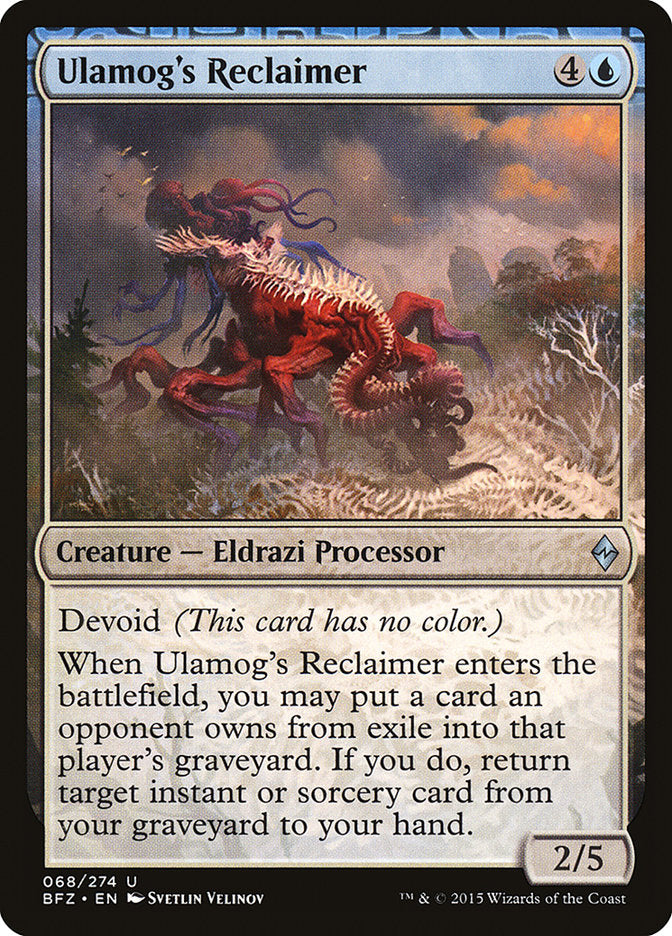 Ulamog's Reclaimer [Battle for Zendikar] | Play N Trade Winnipeg