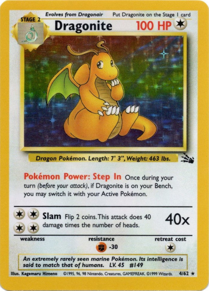 Dragonite (4/62) [Fossil Unlimited] | Play N Trade Winnipeg