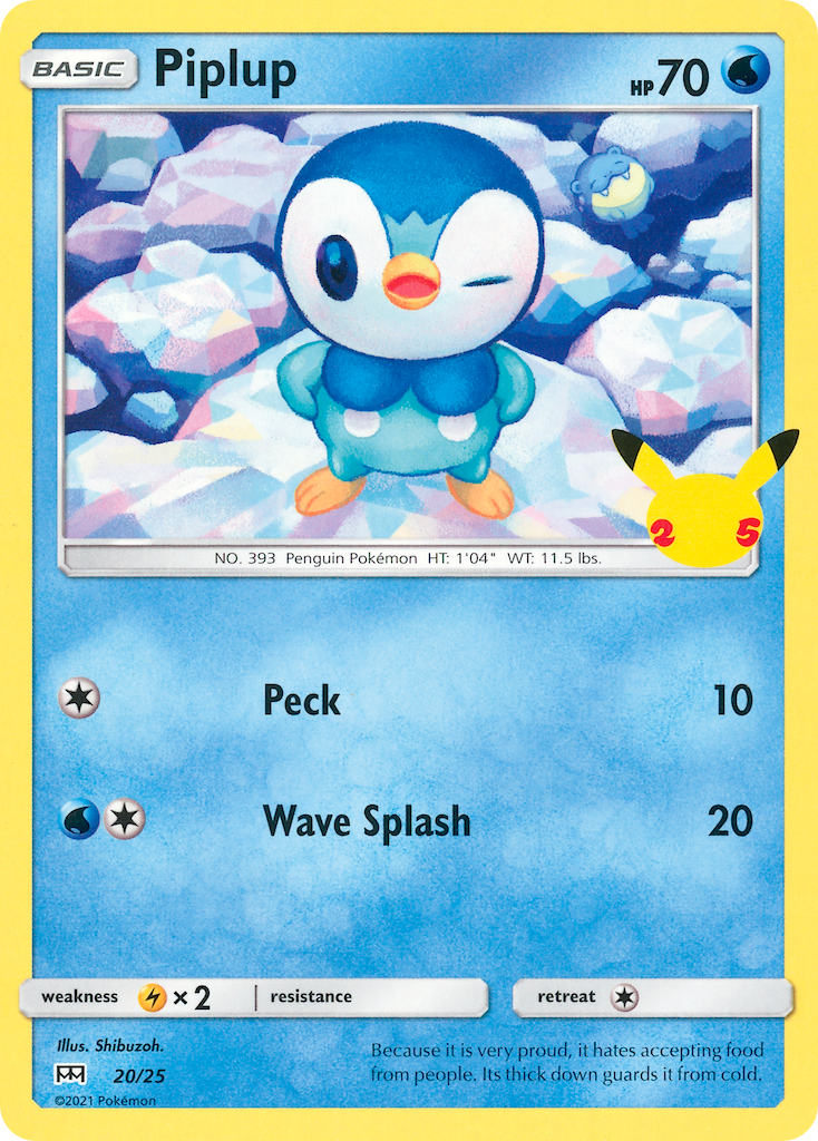 Piplup (20/25) [McDonald's 25th Anniversary] | Play N Trade Winnipeg