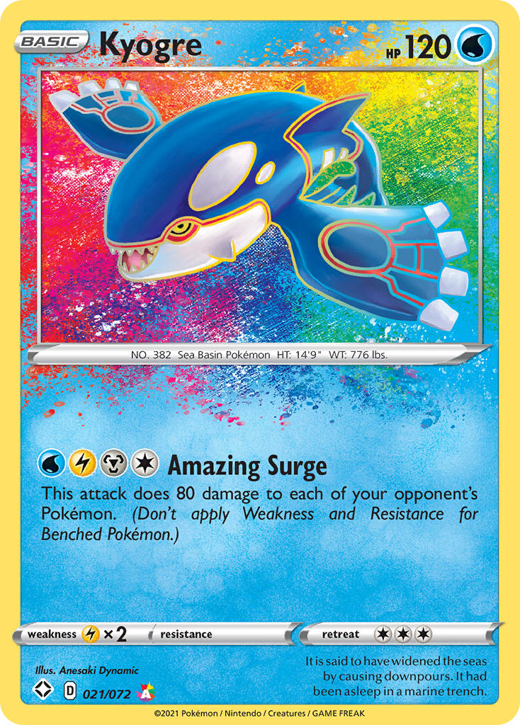 Kyogre (021/072) [Sword & Shield: Shining Fates] | Play N Trade Winnipeg