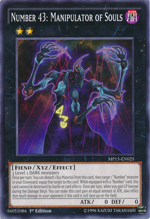 Number 43: Manipulator of Souls [MP15-EN025] Common | Play N Trade Winnipeg