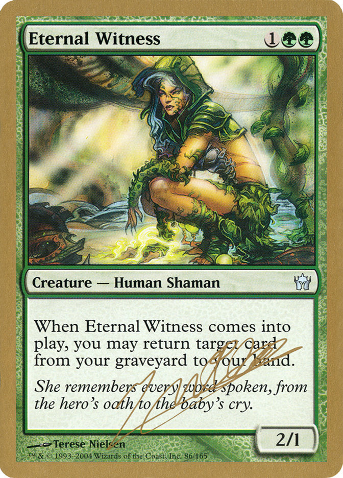 Eternal Witness (Julien Nuijten) [World Championship Decks 2004] | Play N Trade Winnipeg