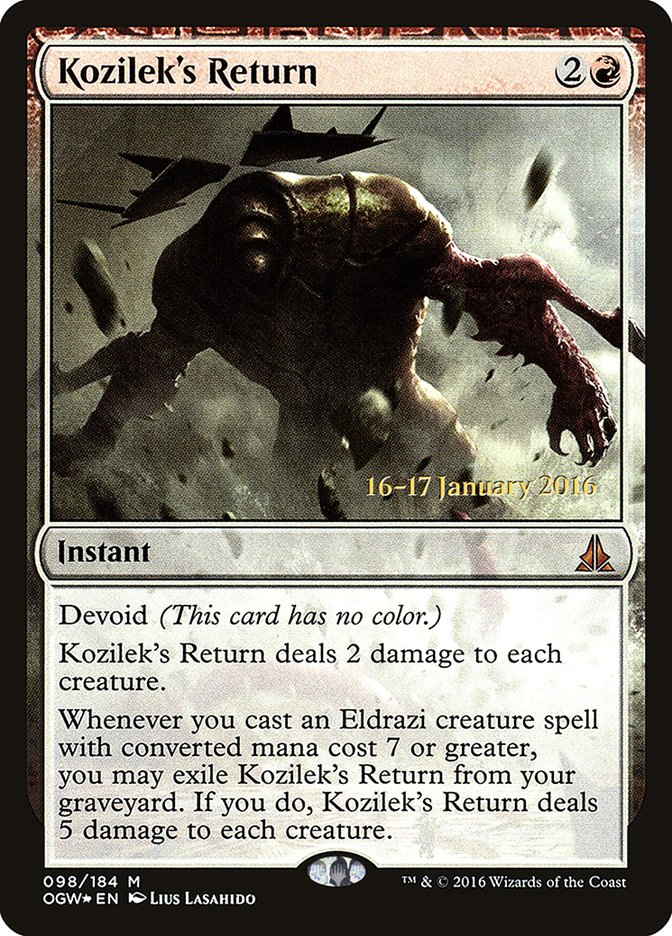 Kozilek's Return [Oath of the Gatewatch Prerelease Promos] | Play N Trade Winnipeg