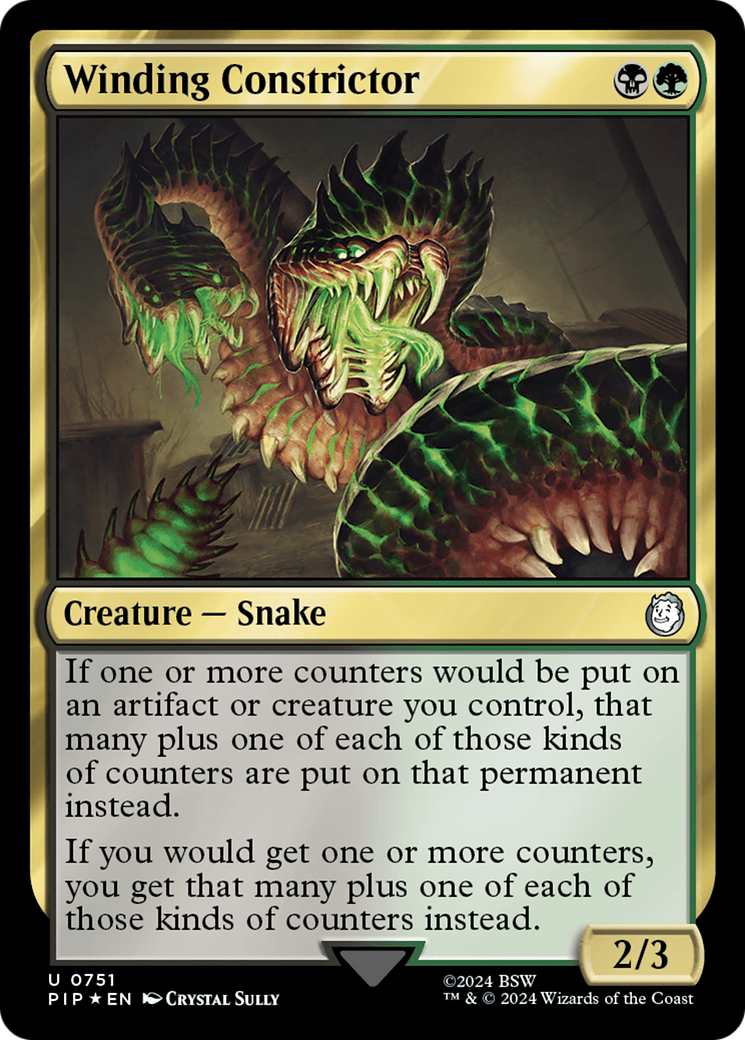 Winding Constrictor (Surge Foil) [Fallout] | Play N Trade Winnipeg