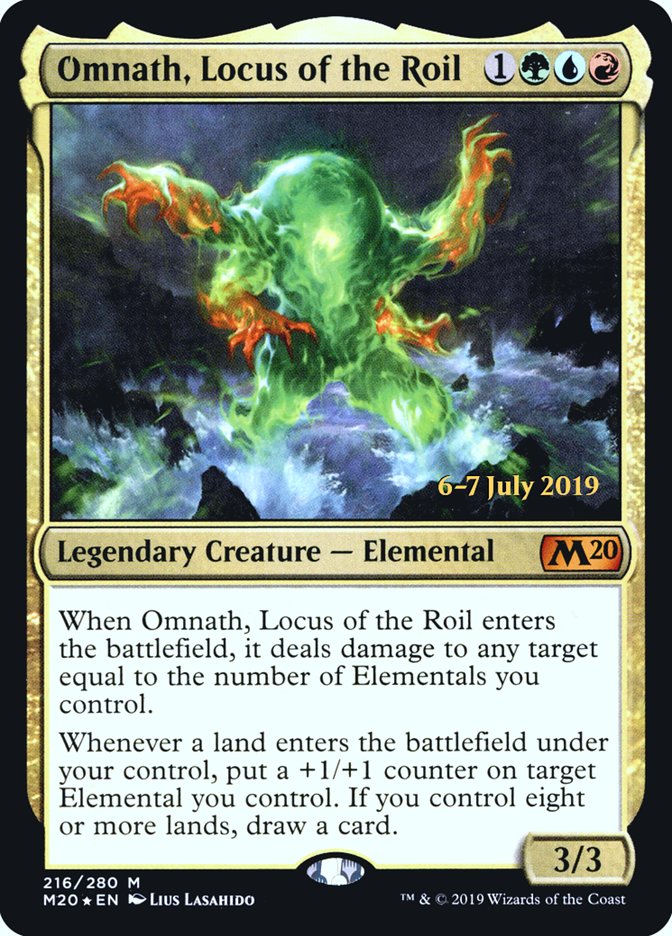 Omnath, Locus of the Roil  [Core Set 2020 Prerelease Promos] | Play N Trade Winnipeg