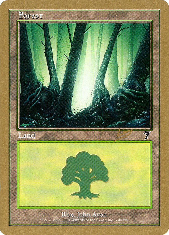 Forest (rl330) (Raphael Levy) [World Championship Decks 2002] | Play N Trade Winnipeg