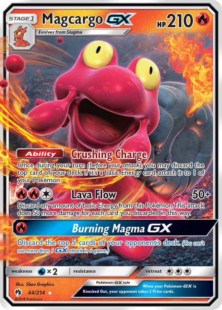 Magcargo GX (44/214) [Sun & Moon: Lost Thunder] | Play N Trade Winnipeg