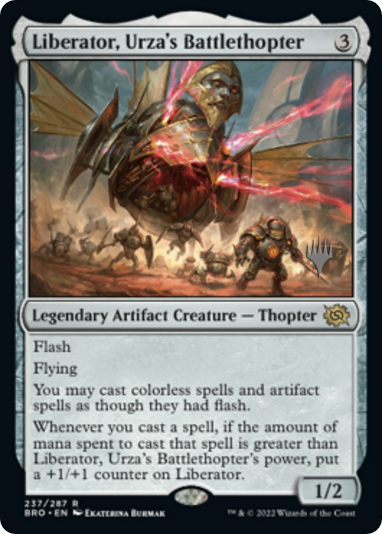 Liberator, Urza's Battlethopter (Promo Pack) [The Brothers' War Promos] | Play N Trade Winnipeg