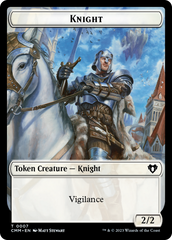 Eldrazi // Knight Double-Sided Token [Commander Masters Tokens] | Play N Trade Winnipeg