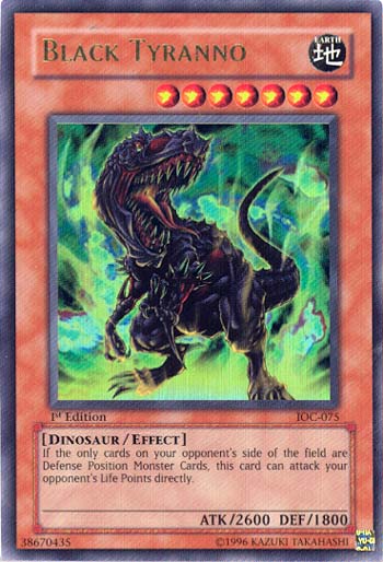 Black Tyranno [IOC-075] Ultra Rare | Play N Trade Winnipeg