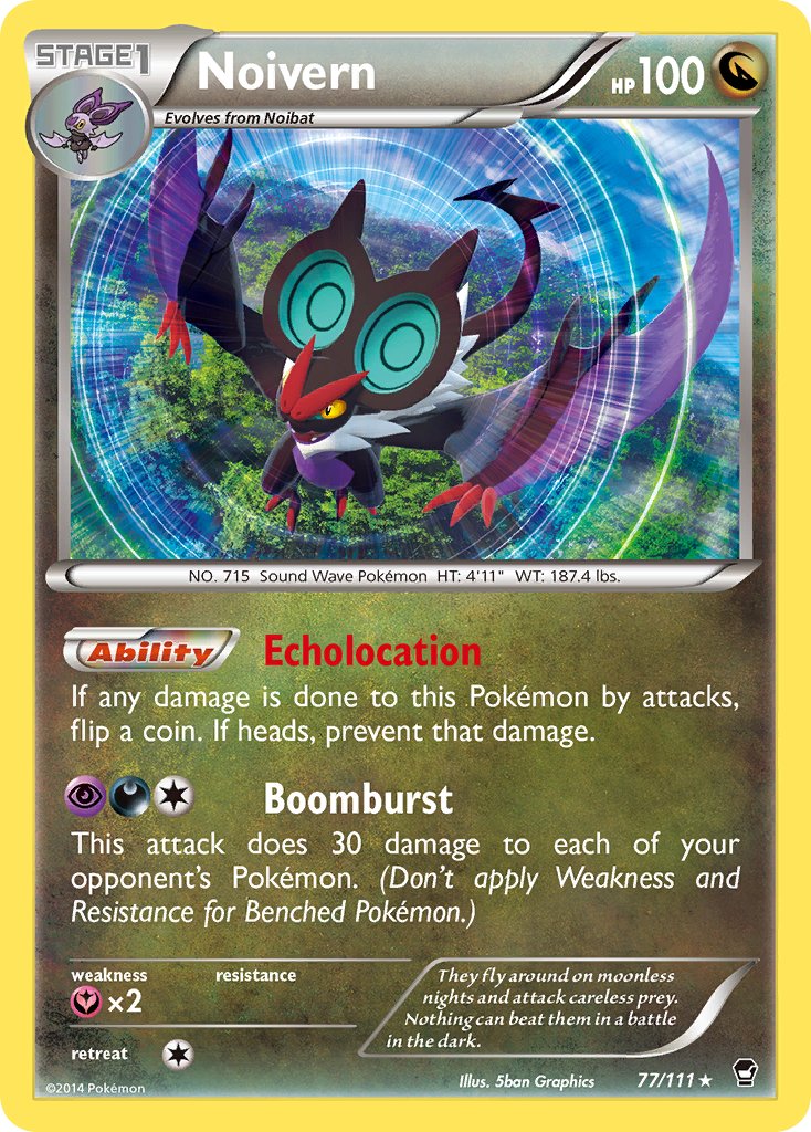 Noivern (77/111) (Cosmos Holo) (Blister Exclusive) [XY: Furious Fists] | Play N Trade Winnipeg