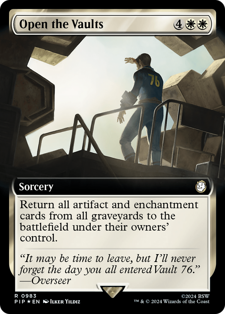 Open the Vaults (Extended Art) (Surge Foil) [Fallout] | Play N Trade Winnipeg