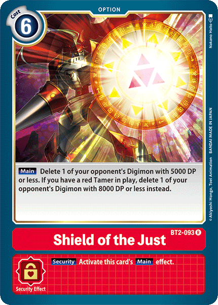 Shield of the Just [BT2-093] [Release Special Booster Ver.1.0] | Play N Trade Winnipeg