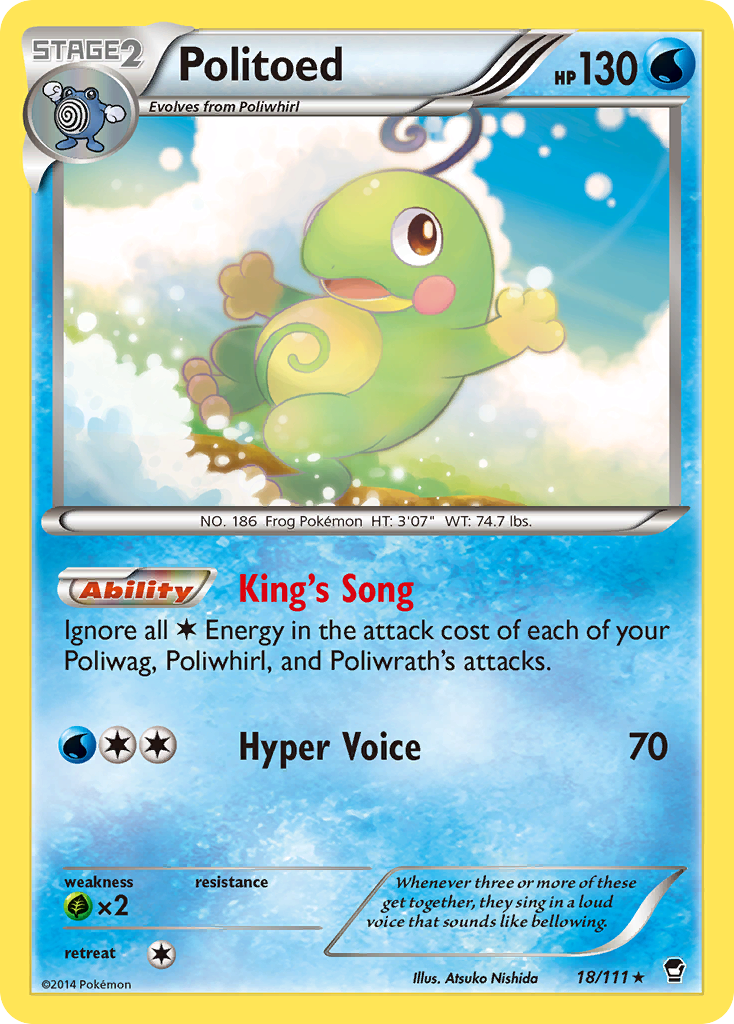 Politoed (18/111) [XY: Furious Fists] | Play N Trade Winnipeg