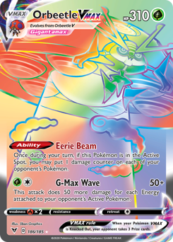 Orbeetle VMAX (186/185) [Sword & Shield: Vivid Voltage] | Play N Trade Winnipeg
