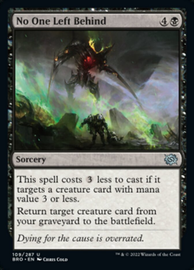 No One Left Behind [The Brothers' War] | Play N Trade Winnipeg