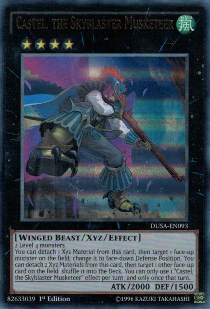 Castel, the Skyblaster Musketeer [DUSA-EN093] Ultra Rare | Play N Trade Winnipeg