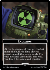 Radiation // Clue Double-Sided Token [Fallout Tokens] | Play N Trade Winnipeg