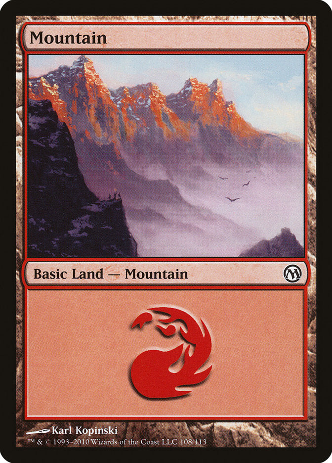 Mountain (108) [Duels of the Planeswalkers] | Play N Trade Winnipeg