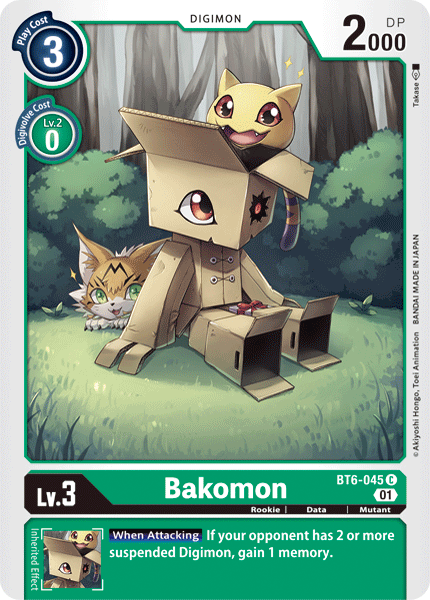 Bakomon [BT6-045] [Double Diamond] | Play N Trade Winnipeg