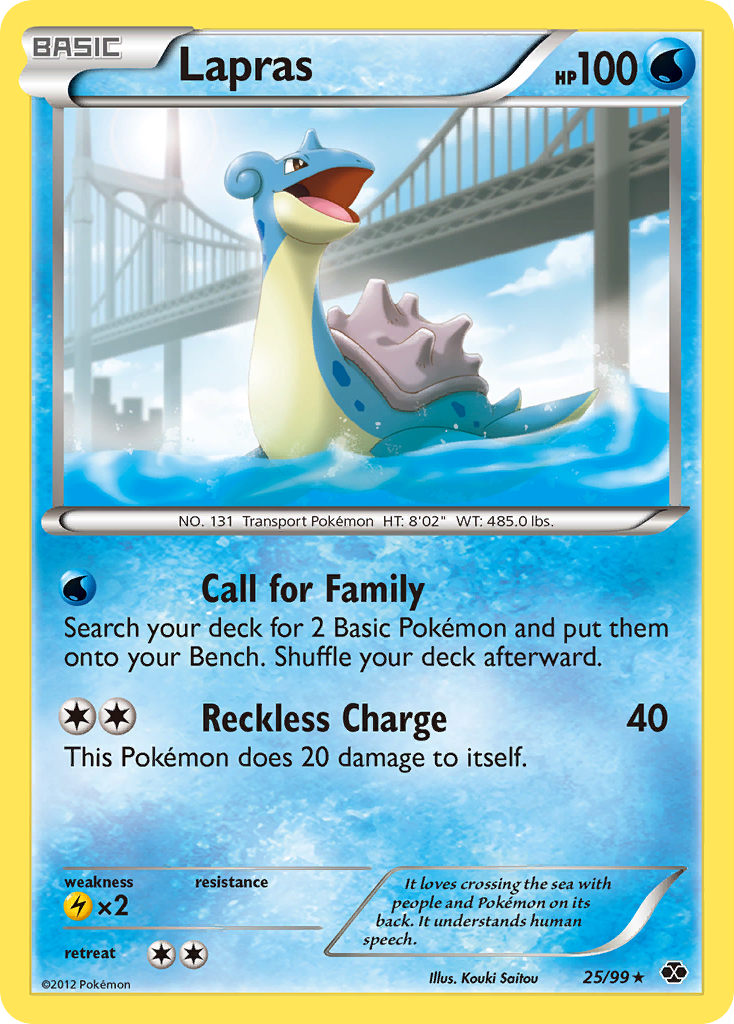 Lapras (25/99) [Black & White: Next Destinies] | Play N Trade Winnipeg