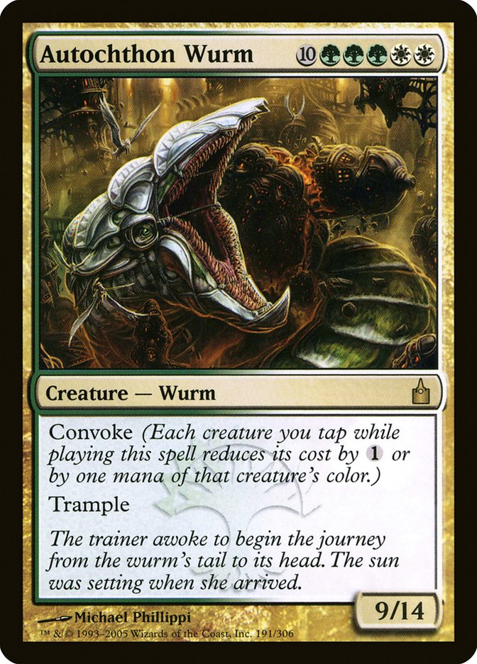 Autochthon Wurm [Ravnica: City of Guilds] | Play N Trade Winnipeg