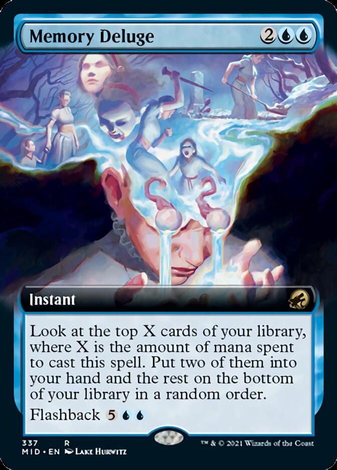 Memory Deluge (Extended) [Innistrad: Midnight Hunt] | Play N Trade Winnipeg