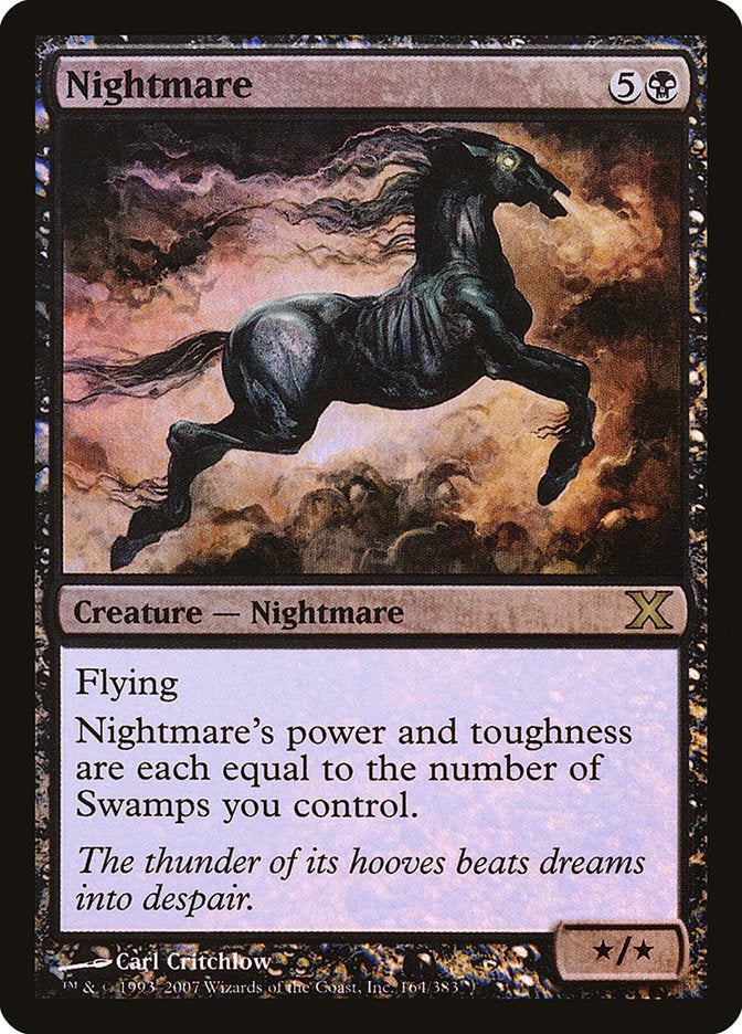 Nightmare (Premium Foil) [Tenth Edition] | Play N Trade Winnipeg