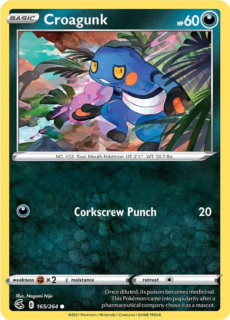 Croagunk (165/264) [Sword & Shield: Fusion Strike] | Play N Trade Winnipeg