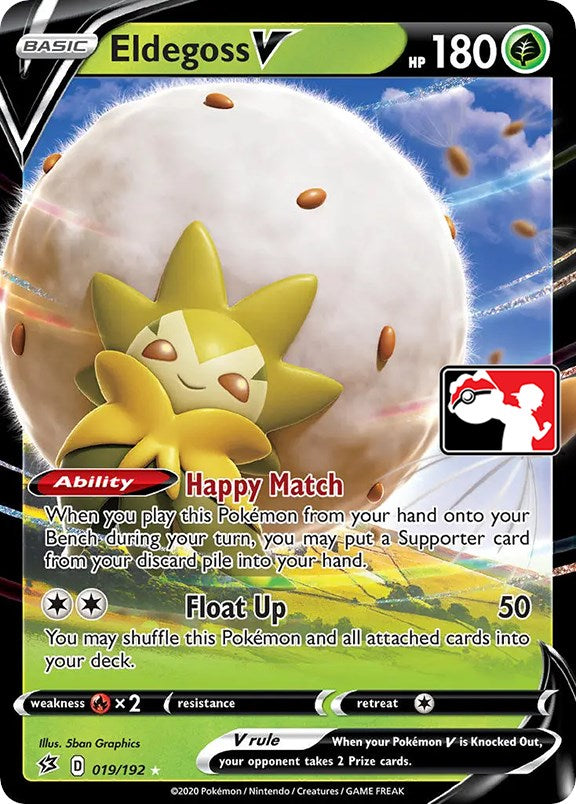 Eldegoss V (019/192) [Prize Pack Series One] | Play N Trade Winnipeg