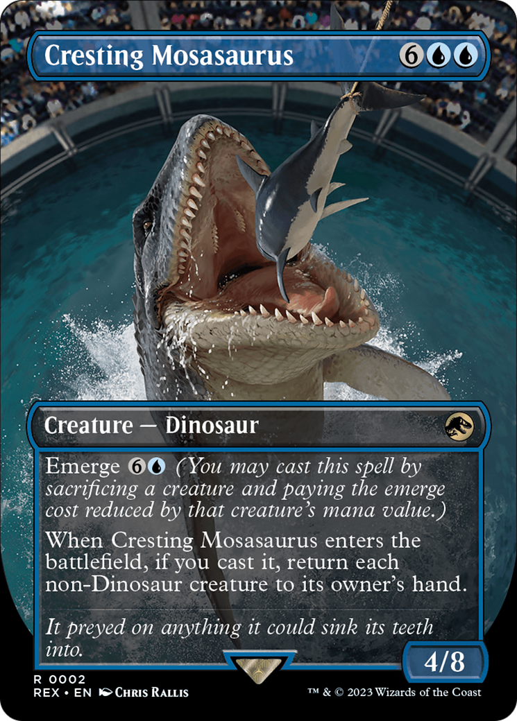 Cresting Mosasaurus (Borderless) [Jurassic World Collection] | Play N Trade Winnipeg