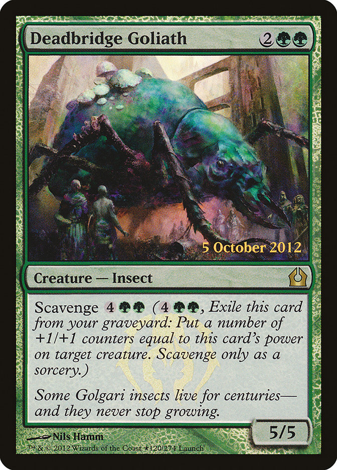 Deadbridge Goliath [Return to Ravnica Prerelease Promos] | Play N Trade Winnipeg