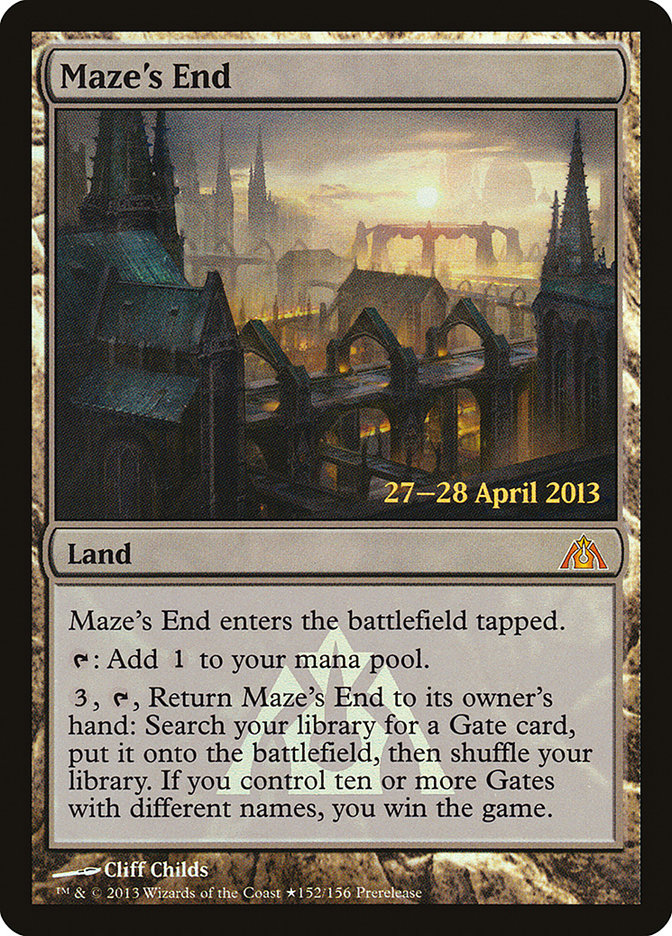 Maze's End  [Dragon's Maze Prerelease Promos] | Play N Trade Winnipeg