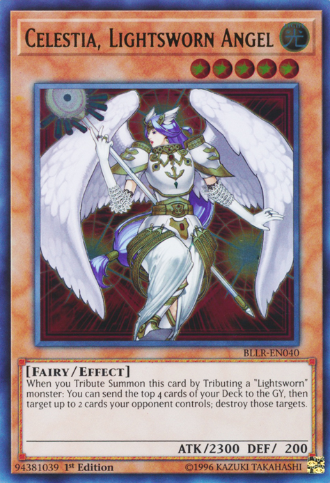 Celestia, Lightsworn Angel [BLLR-EN040] Ultra Rare | Play N Trade Winnipeg