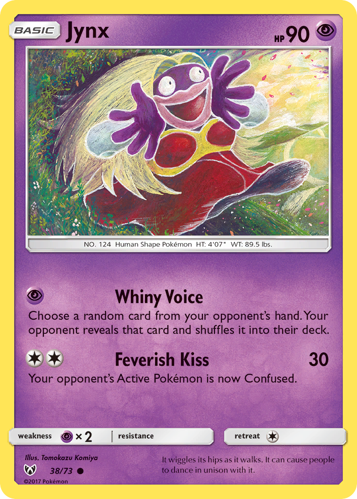 Jynx (38/73) [Sun & Moon: Shining Legends] | Play N Trade Winnipeg