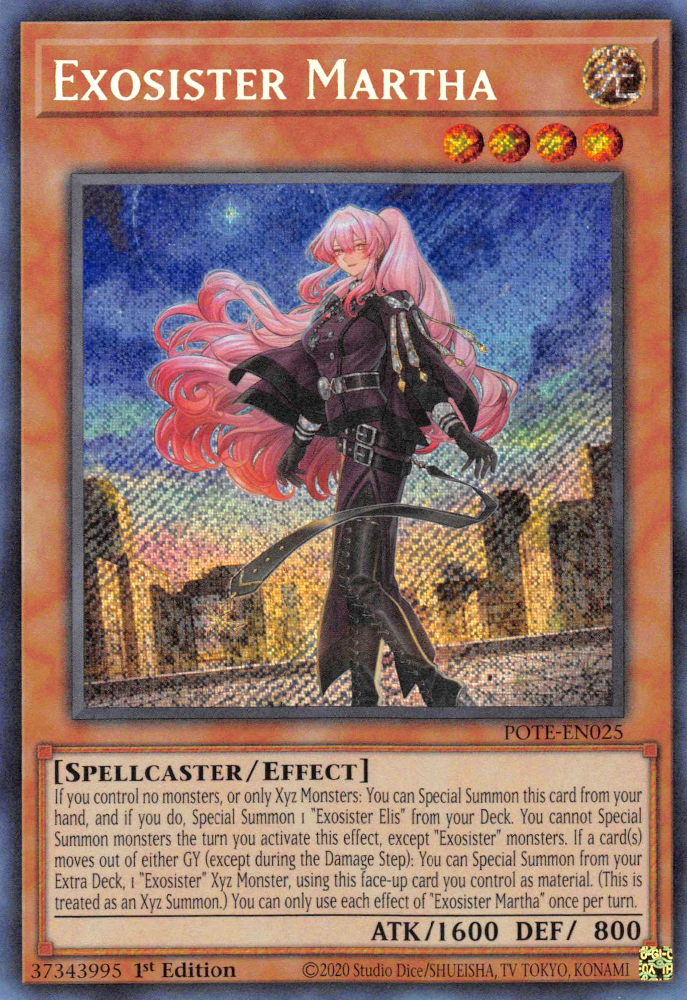 Exosister Martha [POTE-EN025] Secret Rare | Play N Trade Winnipeg
