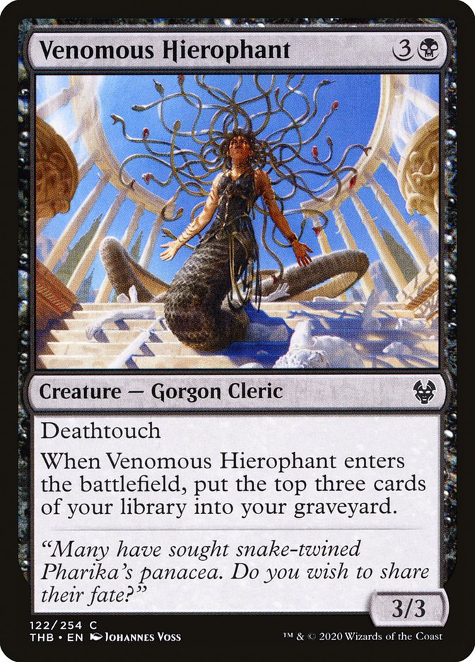 Venomous Hierophant [Theros Beyond Death] | Play N Trade Winnipeg