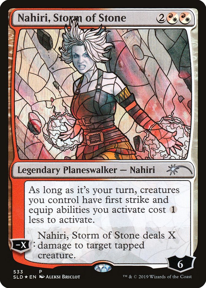 Nahiri, Storm of Stone (Stained Glass) [Secret Lair Drop Promos] | Play N Trade Winnipeg