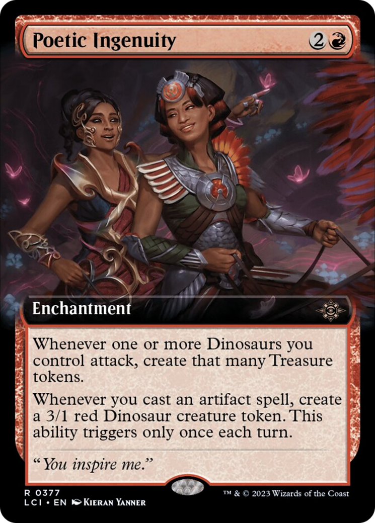 Poetic Ingenuity (Extended Art) [The Lost Caverns of Ixalan] | Play N Trade Winnipeg