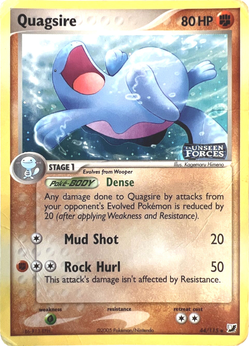 Quagsire (44/115) (Stamped) [EX: Unseen Forces] | Play N Trade Winnipeg