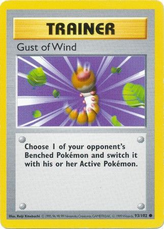 Gust of Wind (93/102) [Base Set Shadowless Unlimited] | Play N Trade Winnipeg