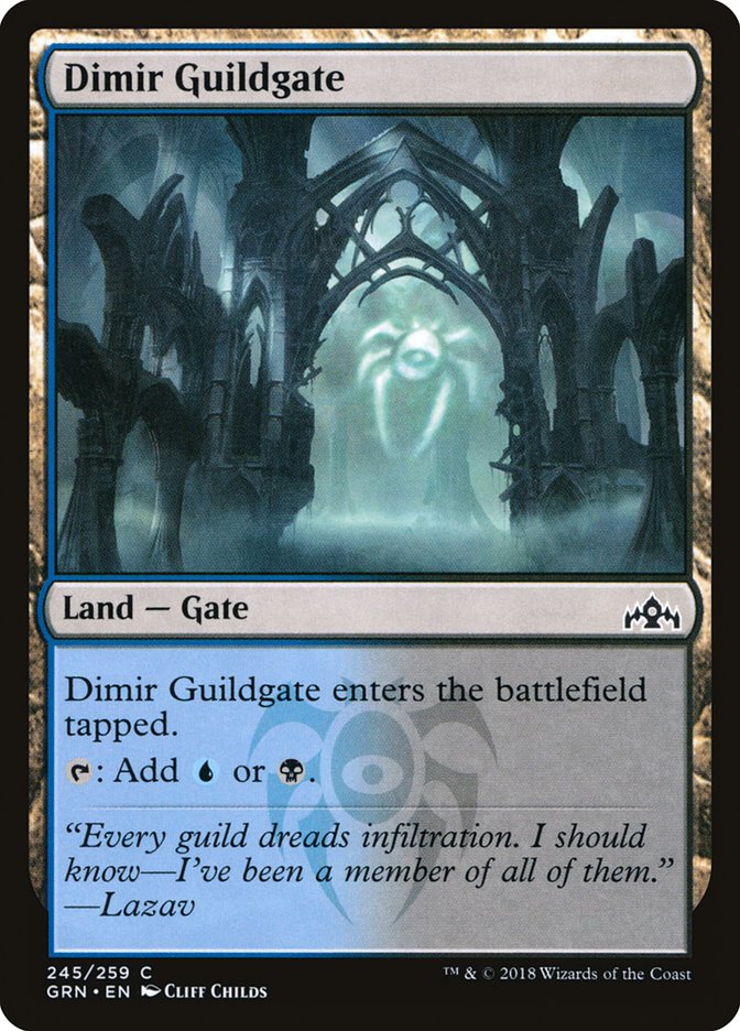 Dimir Guildgate (245/259) [Guilds of Ravnica] | Play N Trade Winnipeg