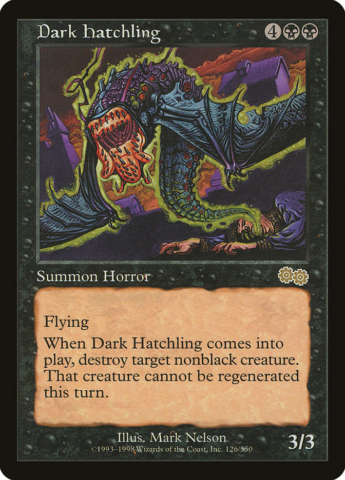 Dark Hatchling [Urza's Saga] | Play N Trade Winnipeg