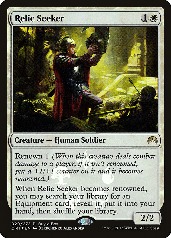 Relic Seeker (Buy-A-Box) [Magic Origins Promos] | Play N Trade Winnipeg
