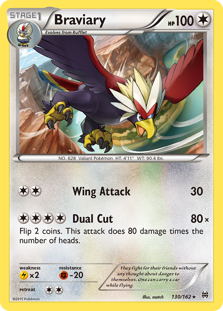 Braviary (130/162) [XY: BREAKthrough] | Play N Trade Winnipeg