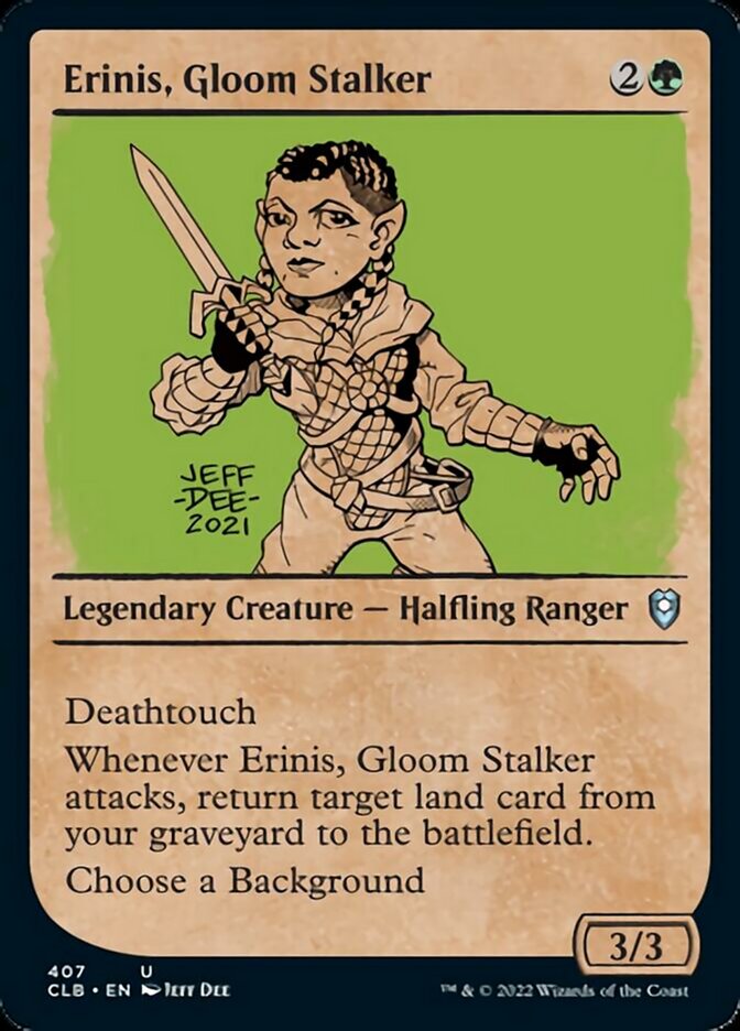 Erinis, Gloom Stalker (Showcase) [Commander Legends: Battle for Baldur's Gate] | Play N Trade Winnipeg