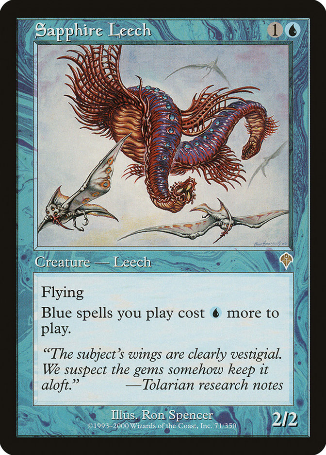 Sapphire Leech [Invasion] | Play N Trade Winnipeg