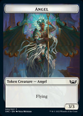 Fish // Angel Double-sided Token [Streets of New Capenna Tokens] | Play N Trade Winnipeg