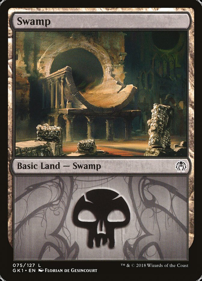 Swamp (75) [Guilds of Ravnica Guild Kit] | Play N Trade Winnipeg